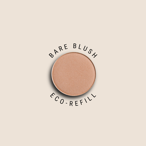Candid Naturals Blush Pressed Powder in Bare - Warm Peachy Bronze — Eco-Refill