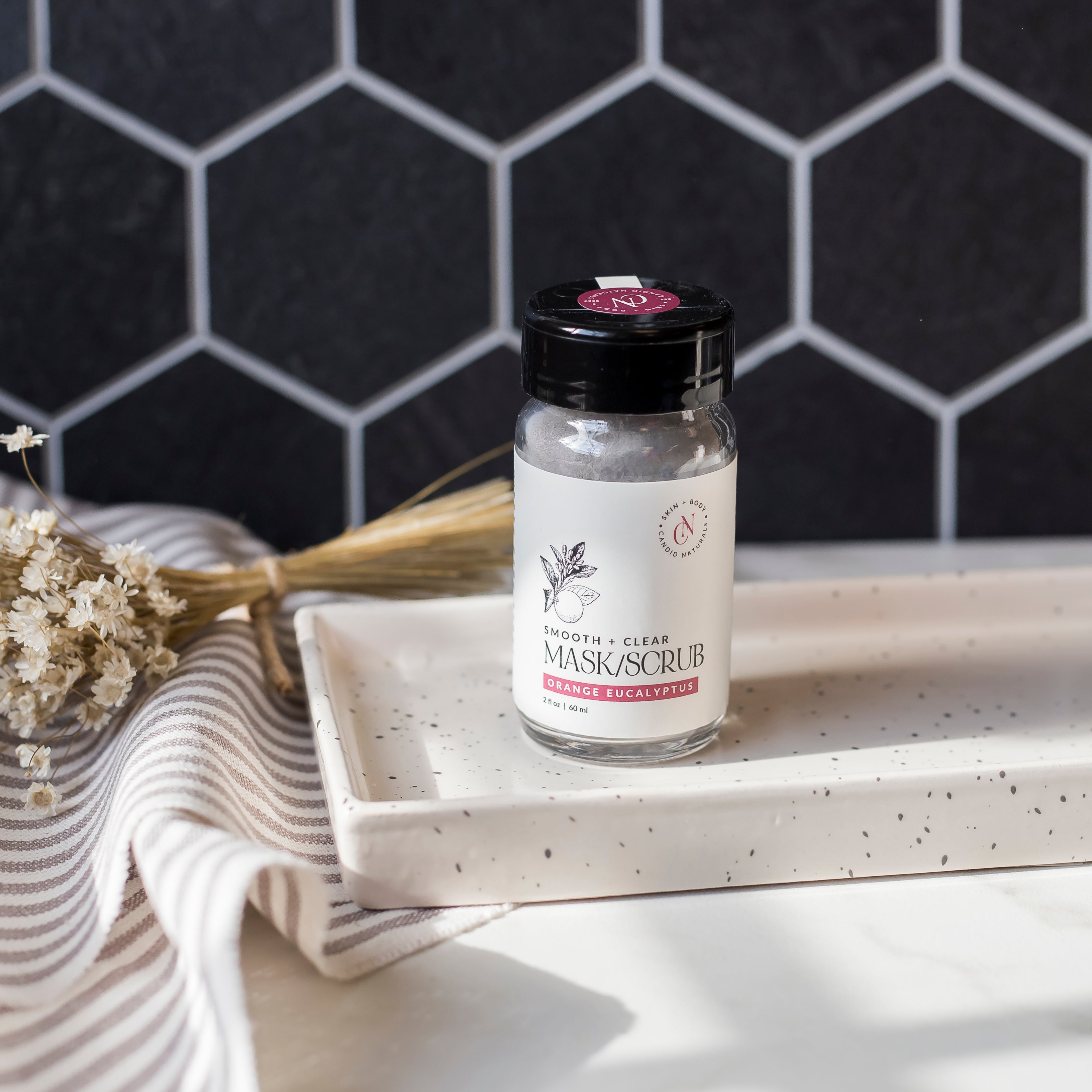 Orange Eucalyptus Mask/Scrub Powder | Smooth + Clear