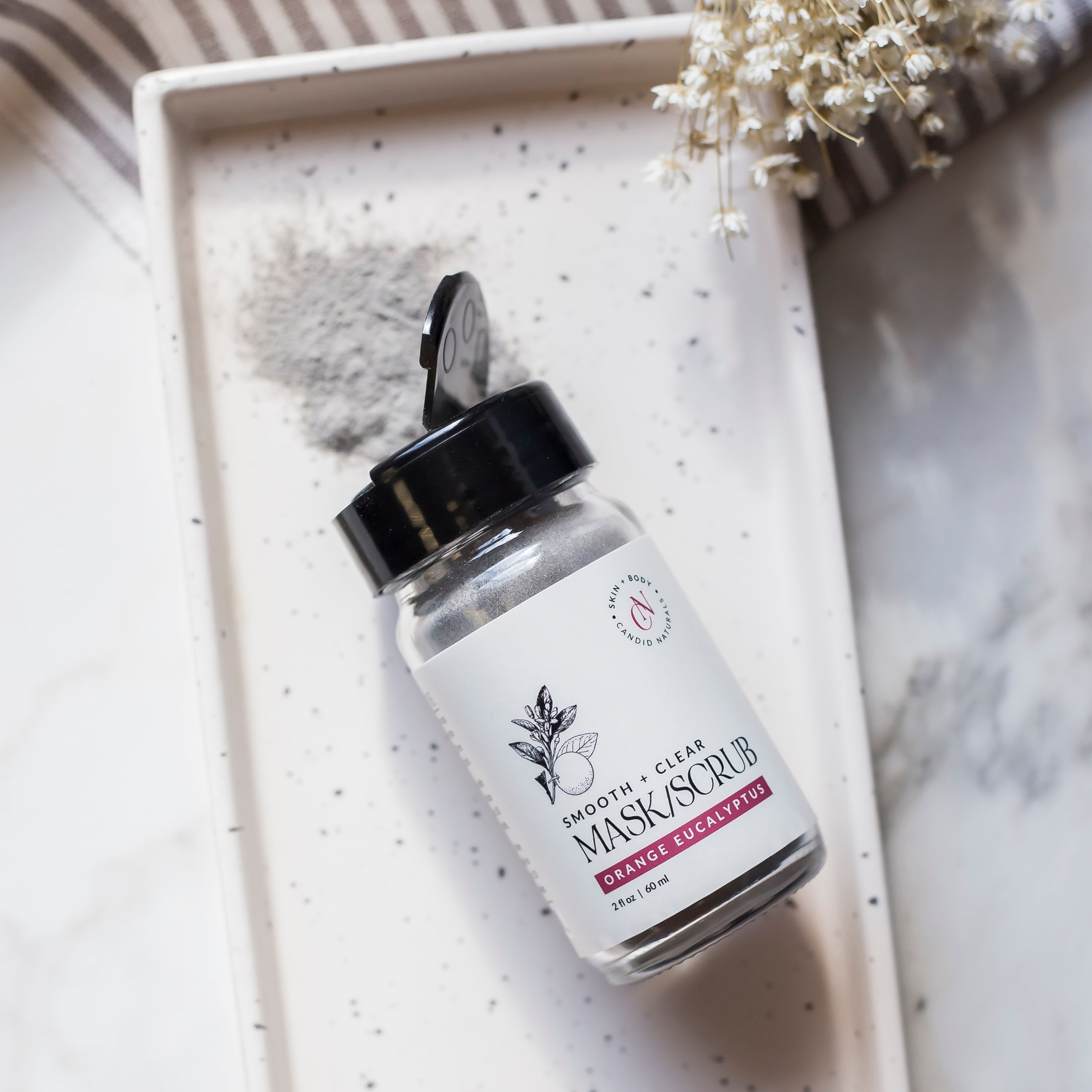 Orange Eucalyptus Mask/Scrub Powder | Smooth + Clear