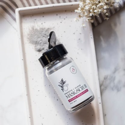 Orange Eucalyptus Mask/Scrub Powder | Smooth + Clear