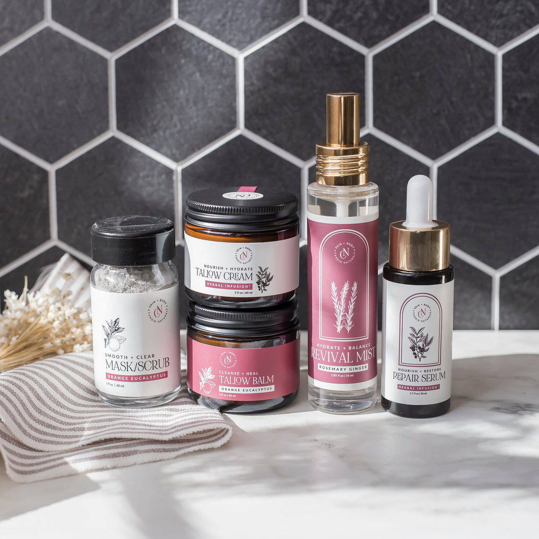Herbal Harmony Bundle | 5-Pc Skincare Routine